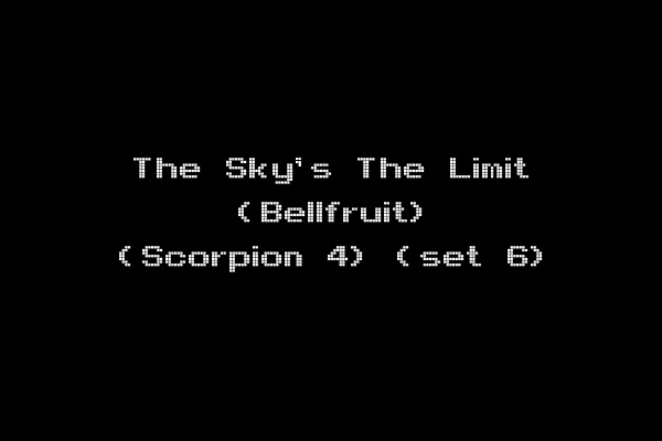 The Sky's The Limit (Bellfruit) (Scorpion 4) (set 6)