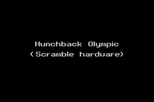 Hunchback Olympic (Scramble hardware)
