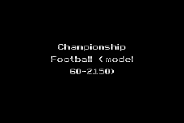 Championship Football (model 60-2150)