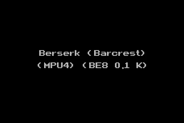 Berserk (Barcrest) (MPU4) (BE8 0.1 K)