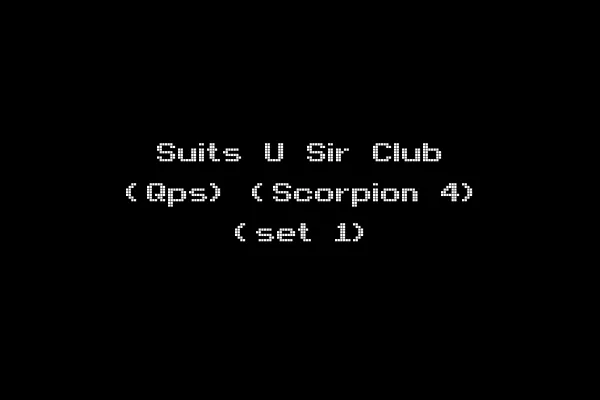 Suits U Sir Club (Qps) (Scorpion 4) (set 1)