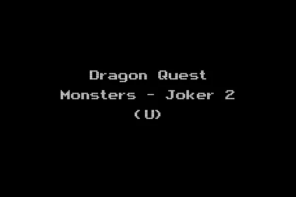 Dragon Quest Monsters - Joker 2 (U)