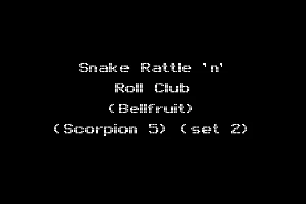 Snake Rattle 'n' Roll Club (Bellfruit) (Scorpion 5) (set 2)