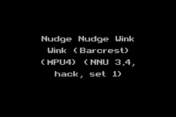 Nudge Nudge Wink Wink (Barcrest) (MPU4) (NNU 3.4, hack, set 1)