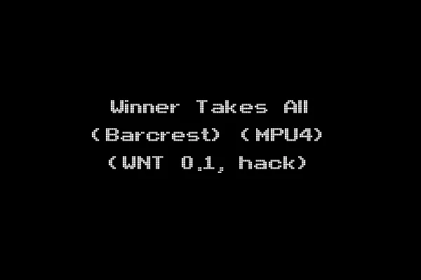 Winner Takes All (Barcrest) (MPU4) (WNT 0.1, hack)