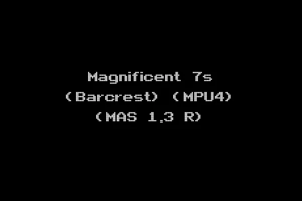 Magnificent 7s (Barcrest) (MPU4) (MAS 1.3 R)
