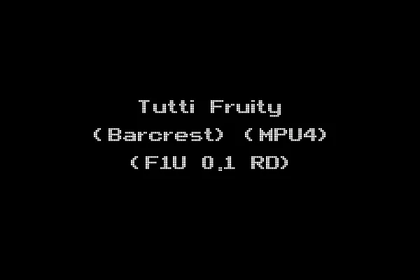 Tutti Fruity (Barcrest) (MPU4) (F1U 0.1 RD)