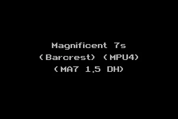 Magnificent 7s (Barcrest) (MPU4) (MA7 1.5 DH)