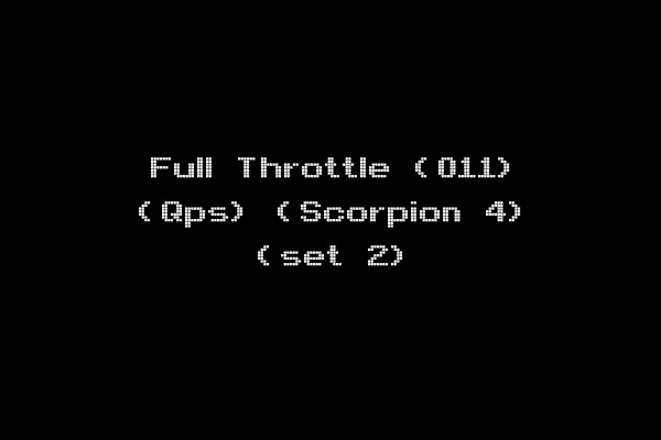 Full Throttle (011) (Qps) (Scorpion 4) (set 2)
