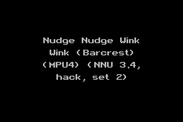 Nudge Nudge Wink Wink (Barcrest) (MPU4) (NNU 3.4, hack, set 2)