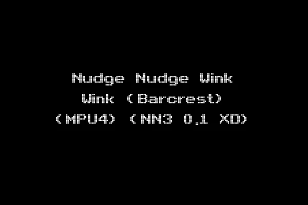 Nudge Nudge Wink Wink (Barcrest) (MPU4) (NN3 0.1 XD)
