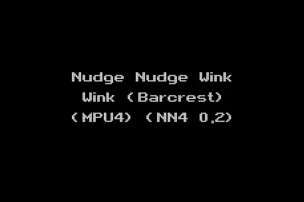 Nudge Nudge Wink Wink (Barcrest) (MPU4) (NN4 0.2)
