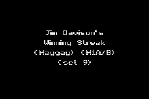 Jim Davison's Winning Streak (Maygay) (M1A/B) (set 9)
