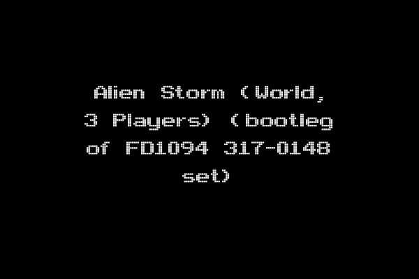 Alien Storm (World, 3 Players) (bootleg of FD1094 317-0148 set)