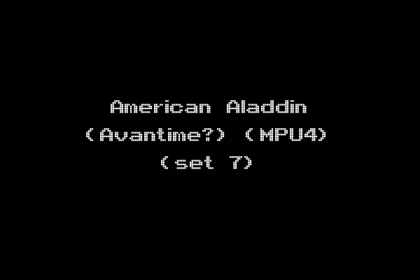 American Aladdin (Avantime?) (MPU4) (set 7)
