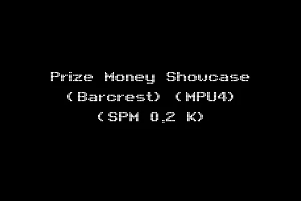 Prize Money Showcase (Barcrest) (MPU4) (SPM 0.2 K)