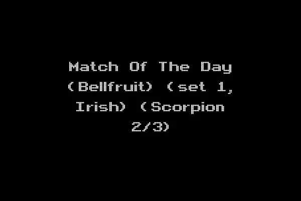 Match Of The Day (Bellfruit) (set 1, Irish) (Scorpion 2/3)