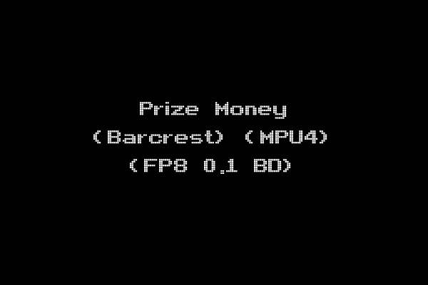 Prize Money (Barcrest) (MPU4) (FP8 0.1 BD)
