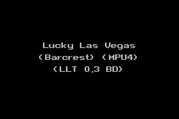 Lucky Las Vegas (Barcrest) (MPU4) (LLT 0.3 BD)