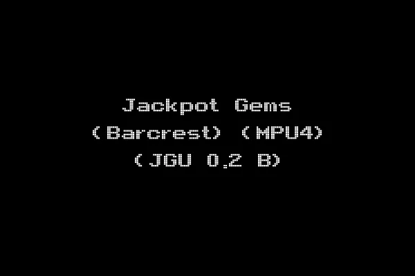 Jackpot Gems (Barcrest) (MPU4) (JGU 0.2 B)