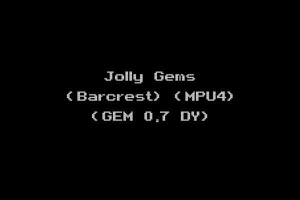 Jolly Gems (Barcrest) (MPU4) (GEM 0.7 DY)