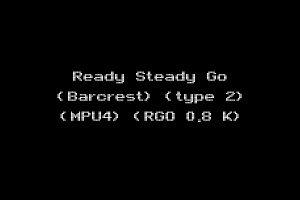 Ready Steady Go (Barcrest) (type 2) (MPU4) (RGO 0.8 K)