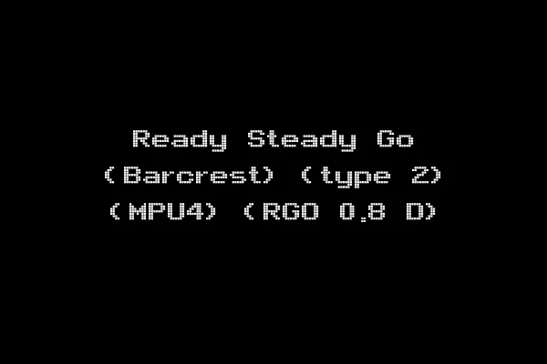 Ready Steady Go (Barcrest) (type 2) (MPU4) (RGO 0.8 D)