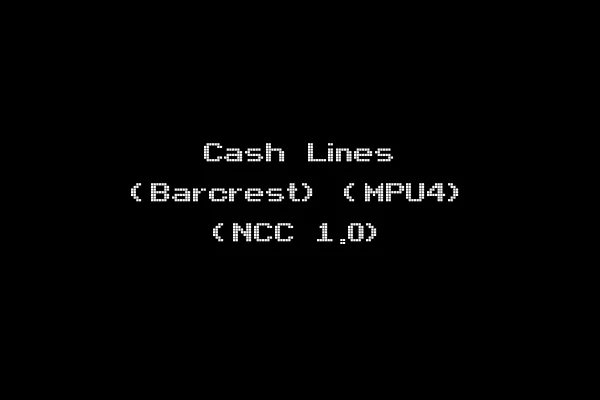 Cash Lines (Barcrest) (MPU4) (NCC 1.0)