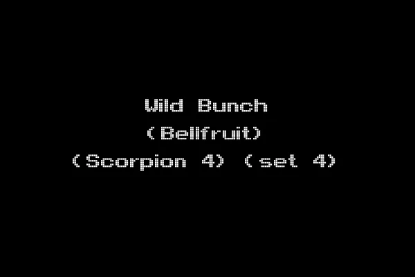 Wild Bunch (Bellfruit) (Scorpion 4) (set 4)
