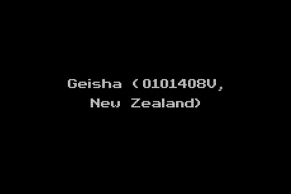 Geisha (0101408V, New Zealand)