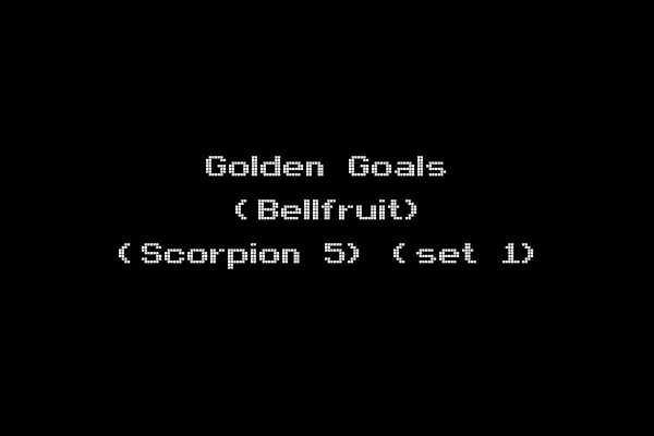 Golden Goals (Bellfruit) (Scorpion 5) (set 1)