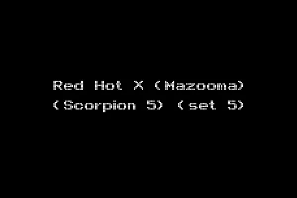 Red Hot X (Mazooma) (Scorpion 5) (set 5)