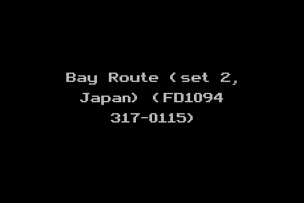 Bay Route (set 2, Japan) (FD1094 317-0115)