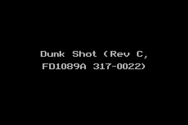 Dunk Shot (Rev C, FD1089A 317-0022)