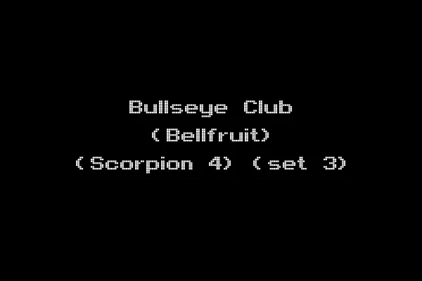 Bullseye Club (Bellfruit) (Scorpion 4) (set 3)