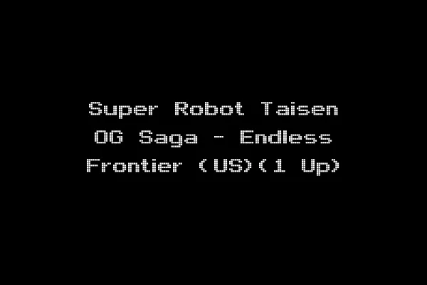 Super Robot Taisen OG Saga - Endless Frontier (US)(1 Up)
