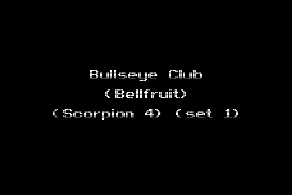Bullseye Club (Bellfruit) (Scorpion 4) (set 1)
