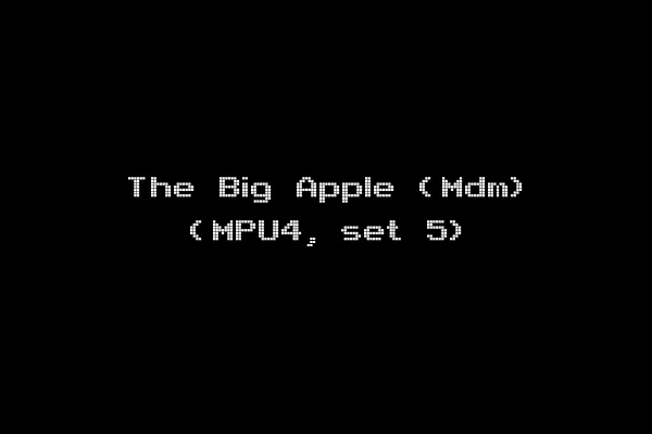 The Big Apple (Mdm) (MPU4, set 5)