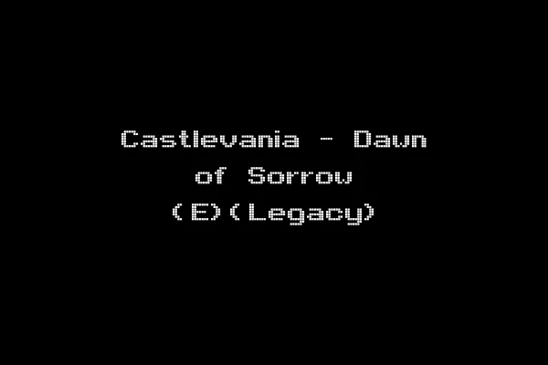 Castlevania - Dawn of Sorrow (E)(Legacy)