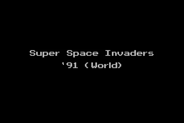 Super Space Invaders '91 (World)