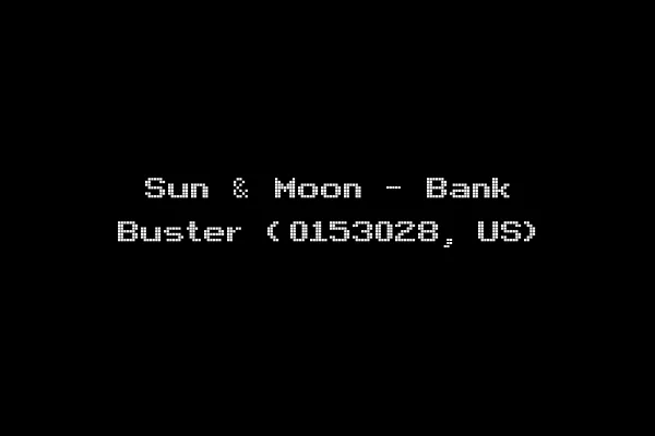 Sun & Moon - Bank Buster (0153028, US)