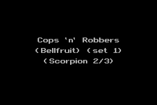 Cops 'n' Robbers (Bellfruit) (set 1) (Scorpion 2/3)