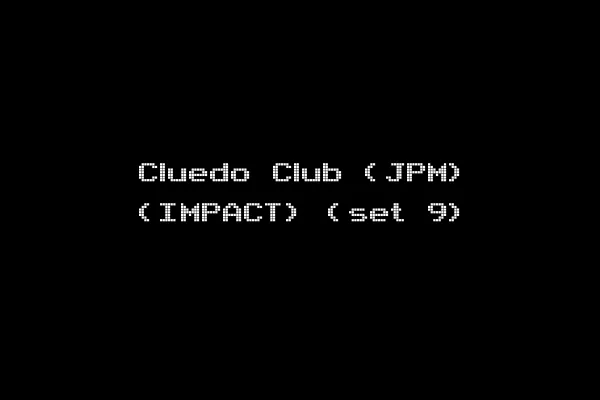 Cluedo Club (JPM) (IMPACT) (set 9)