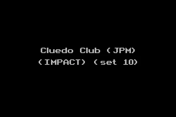 Cluedo Club (JPM) (IMPACT) (set 10)