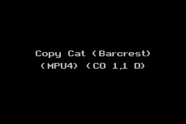 Copy Cat (Barcrest) (MPU4) (CO 1.1 D)