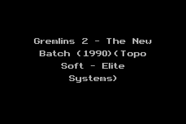 Gremlins 2 - The New Batch (1990)(Topo Soft - Elite Systems)