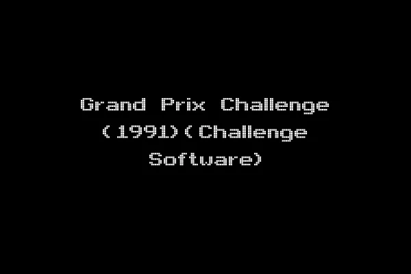 Grand Prix Challenge (1991)(Challenge Software)