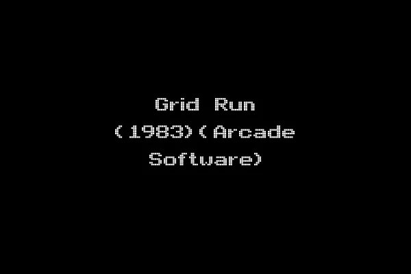 Grid Run (1983)(Arcade Software)