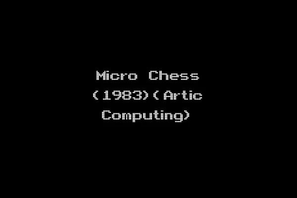 Micro Chess (1983)(Artic Computing)