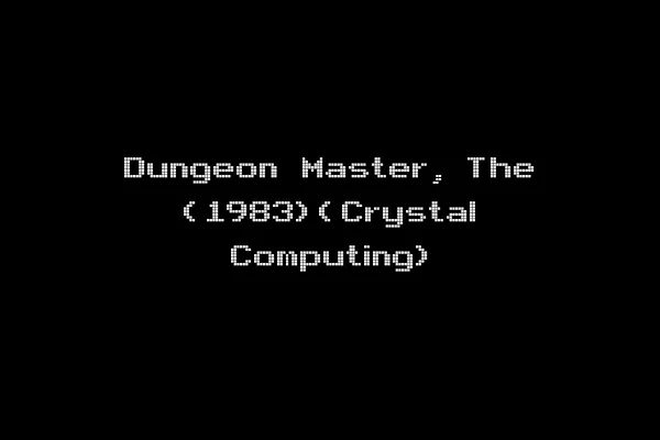 Dungeon Master, The (1983)(Crystal Computing)